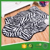 Custom Anti Slip Extra Large Leopard Printed Mats for bathroom