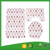 3pcs/set PVC Anti Slip Floor Bath Mats Set Bathroom