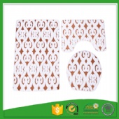 3pcs/set PVC Anti Slip Floor Bath Mats Set Bathroom