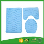 Modern Bath Rug Set 3 Piece Bathroom Mat Set