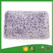 Decorative Rubber Backed Plush Microfiber Carpet Large