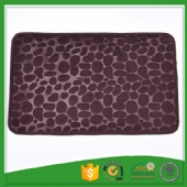 Bath Mat Coral Velvet Memory Foam Non-Slip Bathroom Carpet