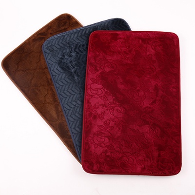 Flower embossed modern home decoration area floor rug flokati rugs