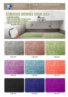 Memory foam bath mat