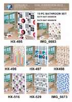 15pks bath mat sets