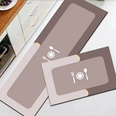 Hot Selling kitchen Diatom Mud Soft Mat Floor Mat Bathroom Absorbent Non-slip Mat Door Toilet Diatom mud Mat Set