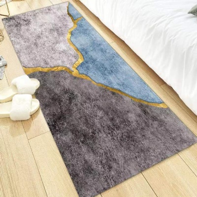 Nordic Style Printed Area Rugs And Soft Drawing Living Room Carpet Bedside Carpet