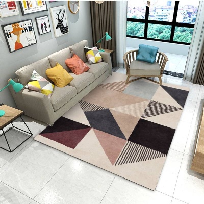 New Arrival Microfiber carpet Classic Modern Design Microfiber 122*182 Big Carpet