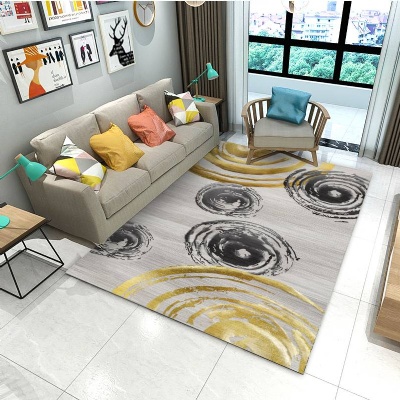 Nordic Style Printed Microfiber carpet Classic Modern Design Microfiber 122*182 Big Carpet