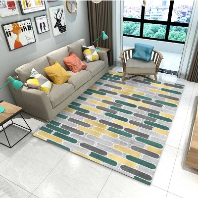 Modern Design Printed Microfiber carpet Classic Microfiber Rugs122*182 Big Carpet