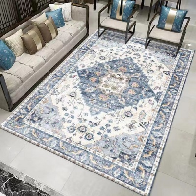 Luxury Design Living Room Printed Microfiber Carpet / Microfiber Rugs/Big Carpet