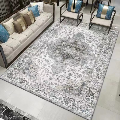 Luxury Design Living Room Printed Microfiber Carpet / Microfiber Rugs/Big Carpet