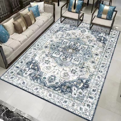Luxury Design Living Room Printed Microfiber Carpet / Microfiber Rugs/Big Carpet