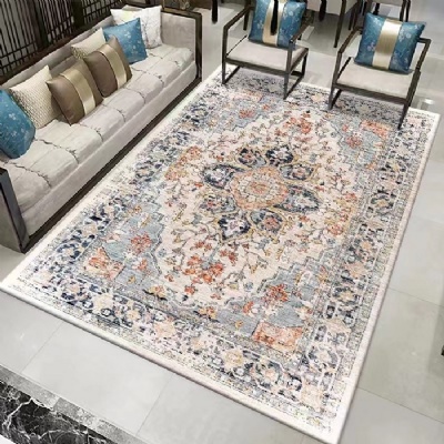 Luxury Design Living Room Printed Microfiber Carpet / Microfiber Rugs/Big Carpet