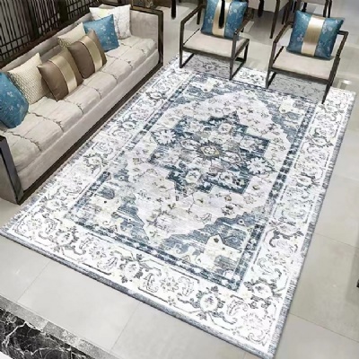 Luxury Design Living Room Printed Microfiber Carpet / Microfiber Rugs/Big Carpet