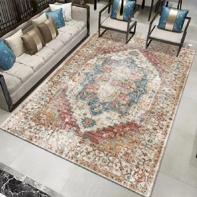 Luxury Design Living Room Printed Microfiber Carpet / Microfiber Rugs/Big Carpet