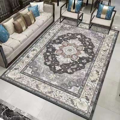 Luxury Design Living Room Printed Microfiber Carpet / Microfiber Rugs/Big Carpet