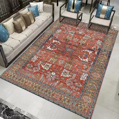 Luxury Design Living Room Printed Microfiber Carpet / Microfiber Rugs/Big Carpet