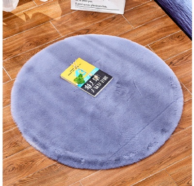 Soft Round Faux Fur Rugs