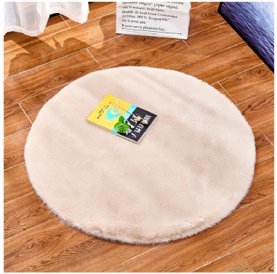 Soft Round Faux Fur Rugs