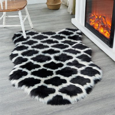 Soft Animal Shape Faux Fur Rugs