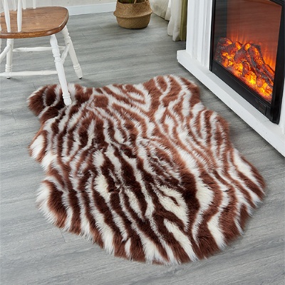 Soft Animal Shape Faux Fur Rugs