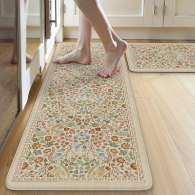 Anti-Fatigue Kitchen Mat with Stylish Prints