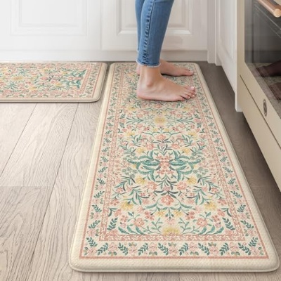 Anti-Fatigue Kitchen Mat with Stylish Prints